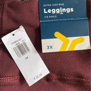 Maroon Old Navy Extra High-Rise Leggings